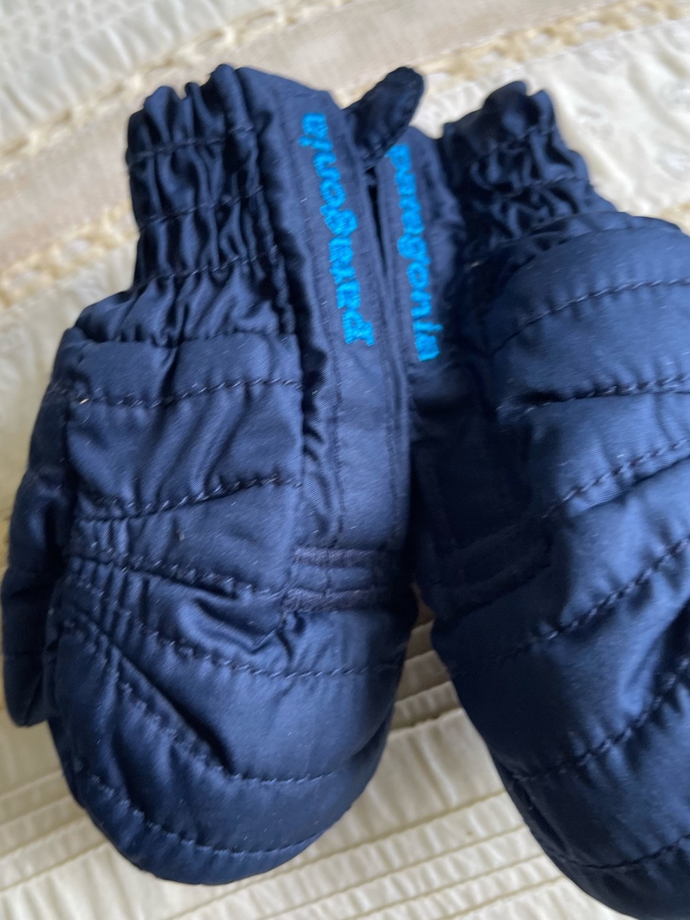Patagonia Toddler/child mittens size S Navy